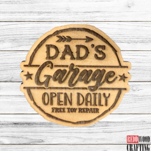 “Dad’s Garage – Open Daily, Free Toy Repair” Magnet