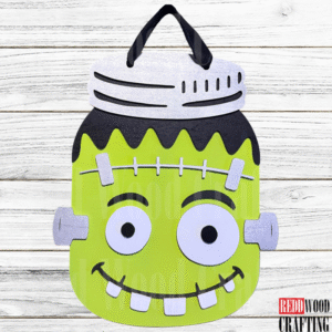 Frankenstein's Monster Mason Jar Hanger