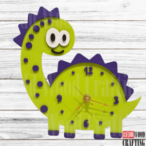 Happy Dinosaur Clock