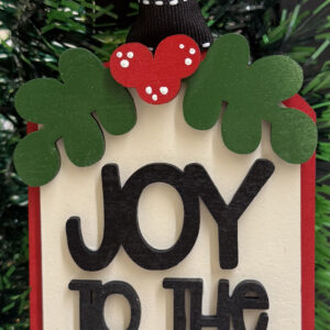 "Joy to the World" Christmas Ornament