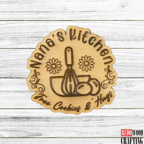 Nana's Kitchen Wooden Magnet