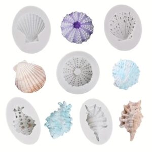 Shell Mold DIY Epoxy Resin Silicone Mold Ocean Conch Shell Mold Handmade Casting