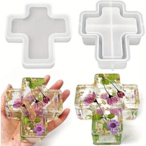 Cross Storage Box, Jewelry, Silicone Mold