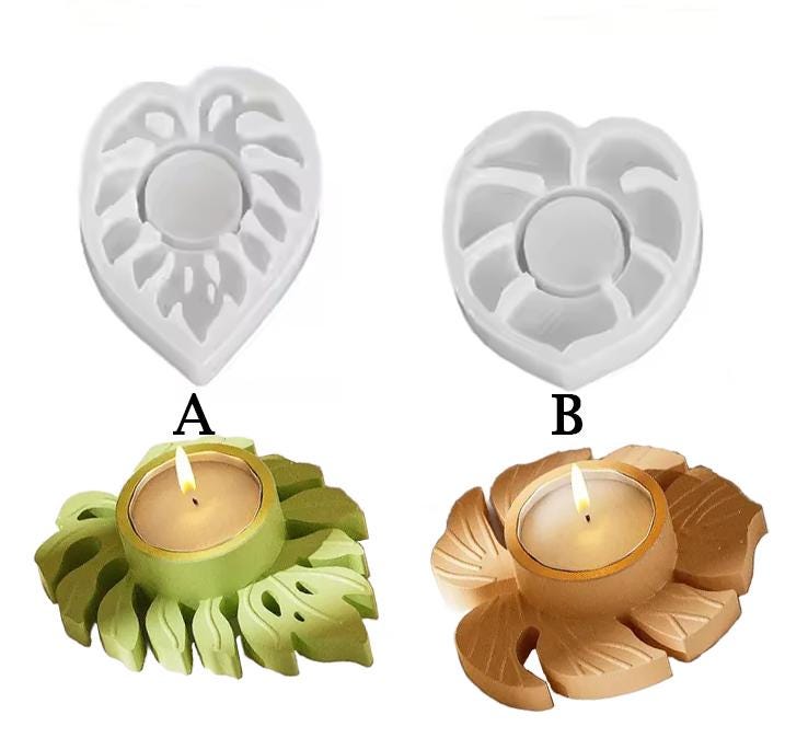 Leaf Tealight Holder Silicone Mold - Image 2