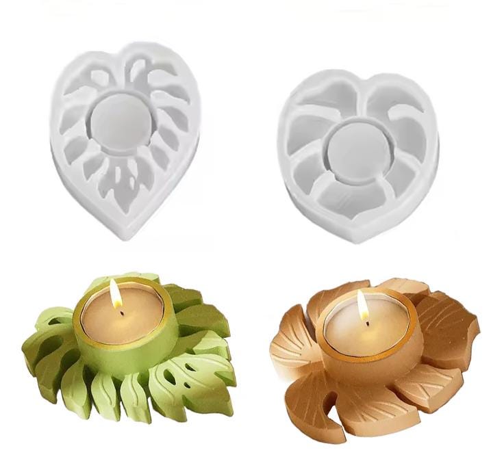 Leaf Tealight Holder Silicone Mold