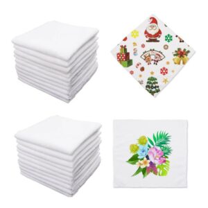 6 Sublimation Blank Wash Cloths, 100% Polyester, Luxury, Super Soft